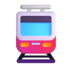 Tram Emoji on Windows