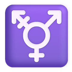 ⚧️ Symbol für Transgender Emoji auf Windows