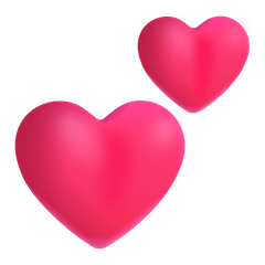 Zwei Herzen Emoji Windows