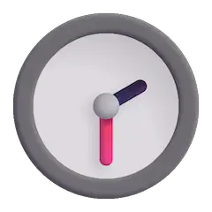 Zwei Uhr dreißig Emoji Windows