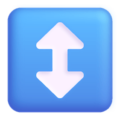 ↕️ Flecha arriba y abajo Emoji en Windows