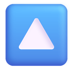 Triângulo a apontar para cima Emoji Windows