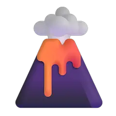 🌋 Volcano Emoji on Windows