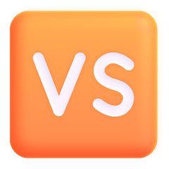 Quadrat mit „VS“ Emoji Windows