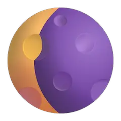 Abnehmender Sichelmond Emoji Windows