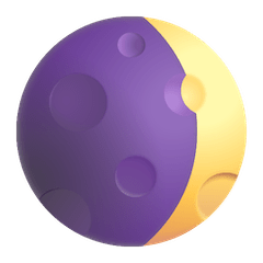 🌒 Waxing Crescent Moon Emoji on Windows