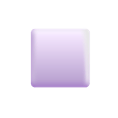 Quadrato mediamente piccolo bianco Emoji Windows