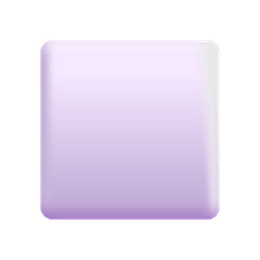 White Medium Square Emoji on Windows