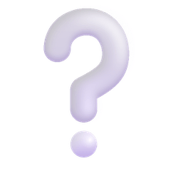 ❔ White Question Mark Emoji on Windows