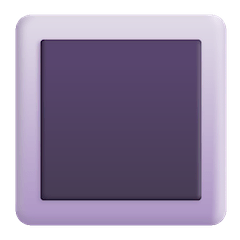 Белая квадратная кнопка Эмодзи в Windows