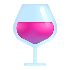 Bicchiere di vino Emoji Windows