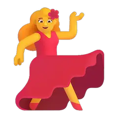 Mulher a dançar Emoji Windows