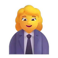 👩‍💼 Empregada de escritorio Emoji nos Windows