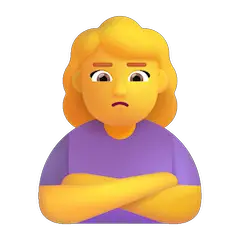 🙎‍♀️ Donna accigliata Emoji su Windows
