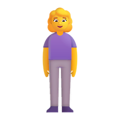 Mujer de pie Emoji Windows