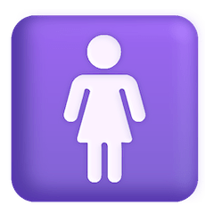 Значок «для женщин» Эмодзи в Windows