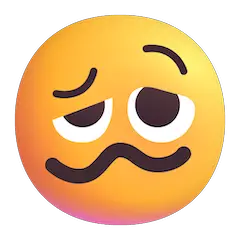 🥴 Schwindeliges Gesicht Emoji auf Windows