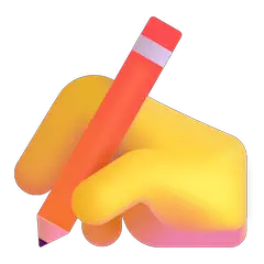 Schreibende Hand Emoji Windows