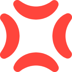 Símbolo de enfado Emoji Mozilla