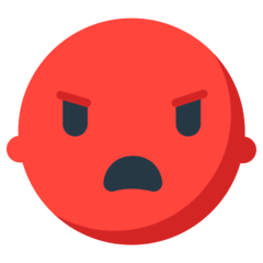 화난 얼굴 on Mozilla