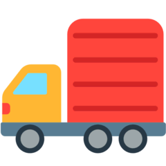 Articulated Lorry Emoji in Mozilla Browser