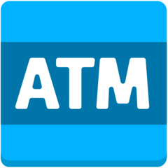 Знак банкомата Эмодзи в браузере Mozilla