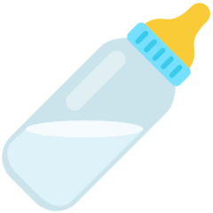Детская бутылочка Эмодзи в браузере Mozilla