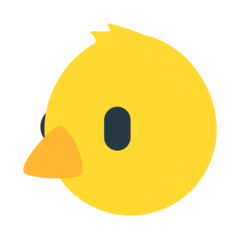 🐤 Kurczaczek (Z Boku) Emoji W Przeglądarce Mozilla