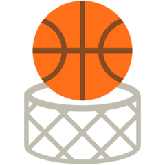 Баскетбольный мяч Эмодзи в браузере Mozilla