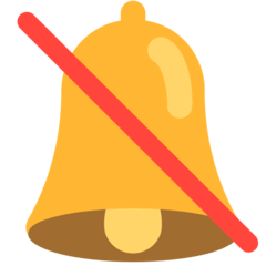Durchgestrichene Glocke Emoji Mozilla