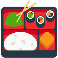 🍱 Bandeja de comida con compartimentos Emoji en Mozilla