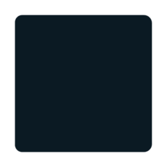 Black Medium Square Emoji in Mozilla Browser