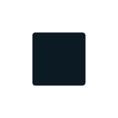 Малый черный квадрат Эмодзи в браузере Mozilla