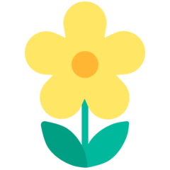 🌼 Blossom Emoji in Mozilla Browser