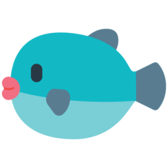Blowfish Emoji in Mozilla Browser