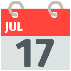 Calendar Emoji in Mozilla Browser