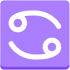 ♋ Cancer Emoji in Mozilla Browser