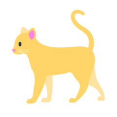Кошка Эмодзи в браузере Mozilla