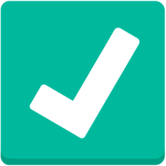 ✅ Marca de seleccion Emoji en Mozilla