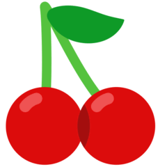 Cherries Emoji in Mozilla Browser