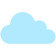 Cloud Emoji in Mozilla Browser