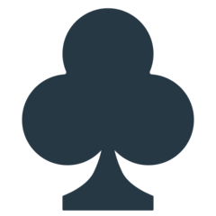 Kreuz (Kartenfarbe) Emoji Mozilla