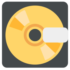 Computer Disk Emoji in Mozilla Browser
