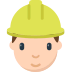 Construction Worker Emoji in Mozilla Browser