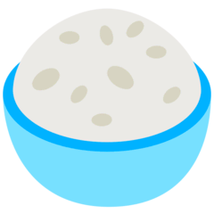 Вареный рис Эмодзи в браузере Mozilla