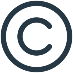 Copyright-Tecken on Mozilla