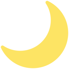 Quarto crescente Emoji Mozilla