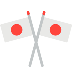 Bandeiras cruzadas Emoji Mozilla