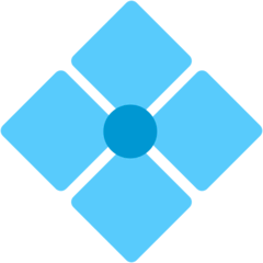 Losango com um ponto Emoji Mozilla
