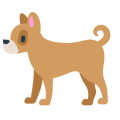 Собака Эмодзи в браузере Mozilla